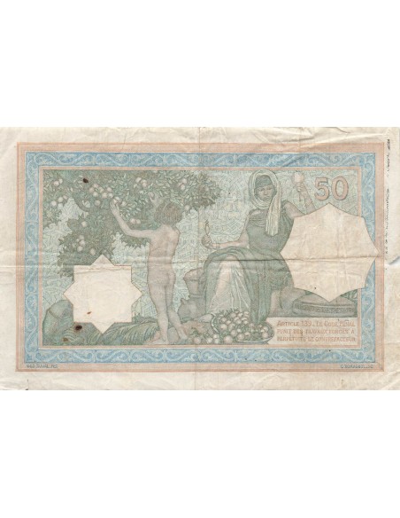 Tunisie 50 francs 1937