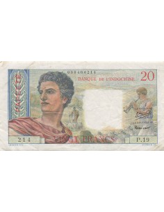 Tahiti 20 francs 1951