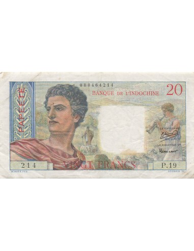 Tahiti 20 francs 1951