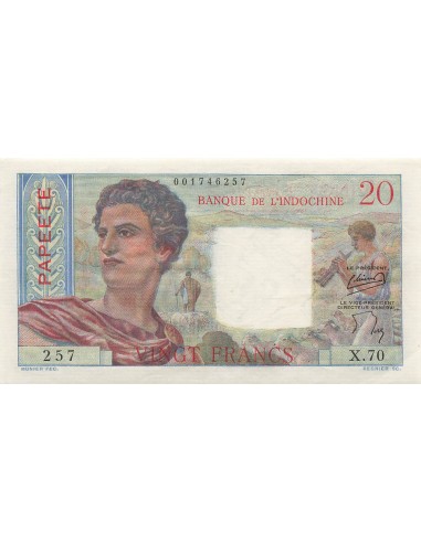 Tahiti 20 francs 1963