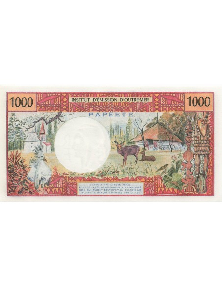 Tahiti 1000 francs 1971