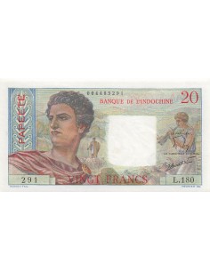 Tahiti 20 francs 1963