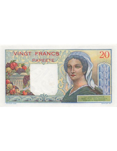 Tahiti 20 francs 1963