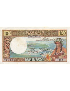 Tahiti 100 francs 1969
