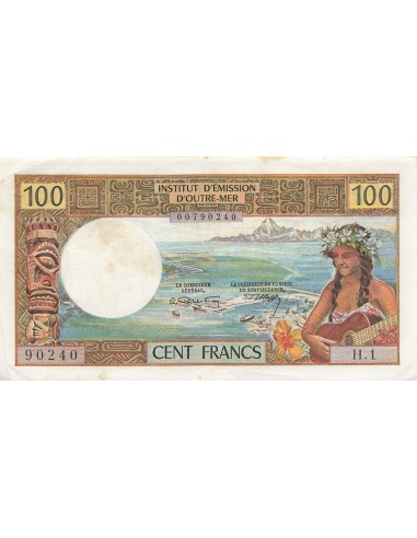 Tahiti 100 francs 1969