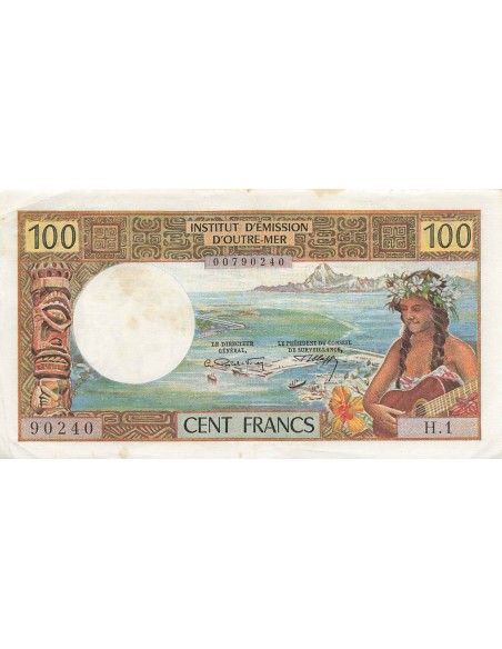 Tahiti 100 francs 1969