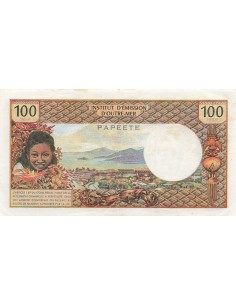 Tahiti 100 francs 1969 2