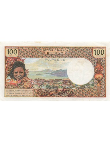 Tahiti 100 francs 1969