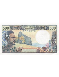 Tahiti 500 francs 1977 2
