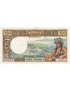 Tahiti 100 francs 1973