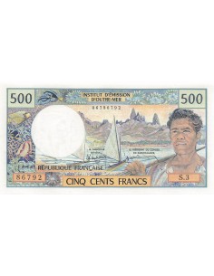 Tahiti 500 francs 1985