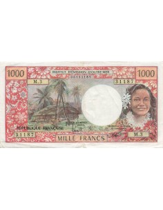 Tahiti 1000 francs 1977