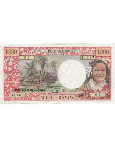 Tahiti 1000 francs 1977