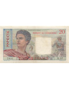 Tahiti 20 francs 1963