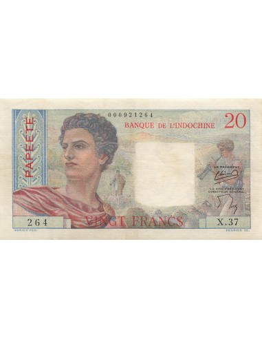 Tahiti 20 francs 1963