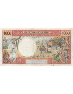 Tahiti 1000 francs 1969 2