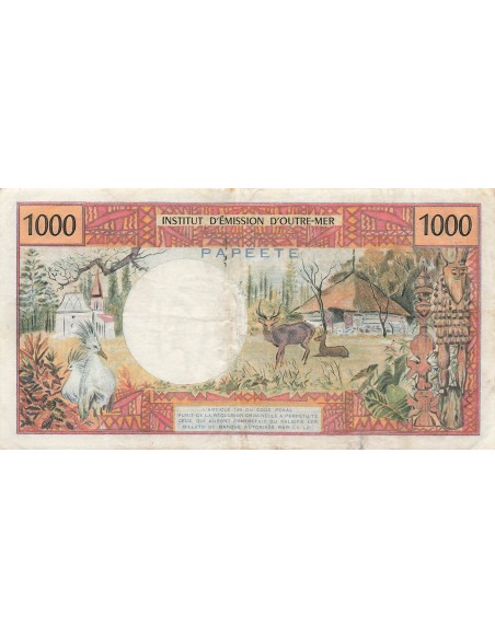 Tahiti 1000 francs 1969