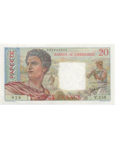 Tahiti 20 francs 1963