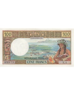 Tahiti 100 francs 1971
