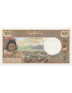 Tahiti 100 francs 1971 2