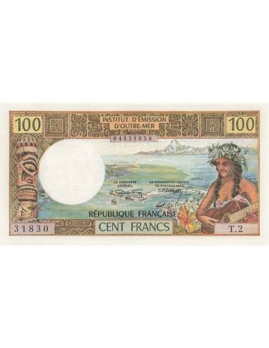 Tahiti 100 francs 1973