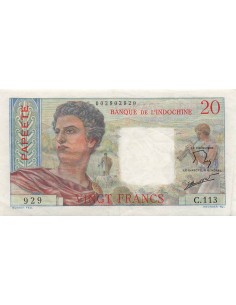 Tahiti 20 francs 1963