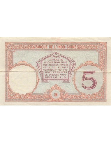 Tahiti 5 francs 1927