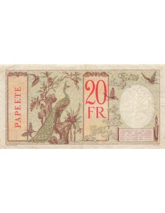 Tahiti 20 francs 1928 2