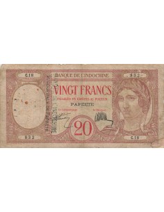 Tahiti 20 francs 1928