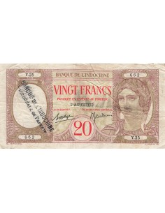 Tahiti 20 francs 1928
