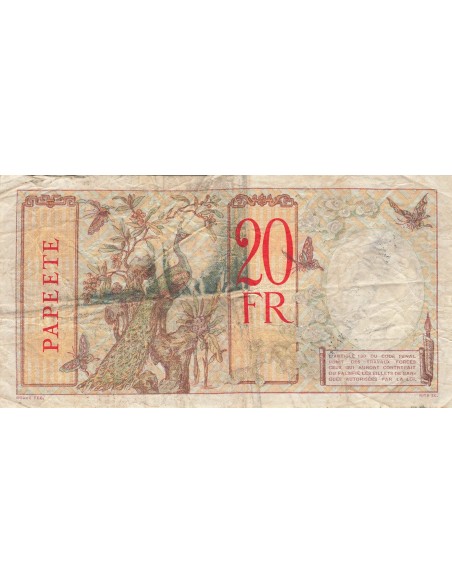 Tahiti 20 francs 1928