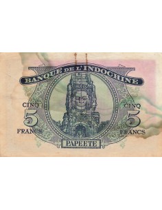 Tahiti 5 francs 1944 2