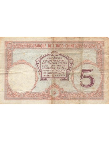 Tahiti 5 francs 1927