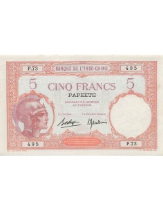 Tahiti 5 francs 1927