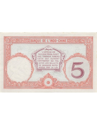 Tahiti 5 francs 1927