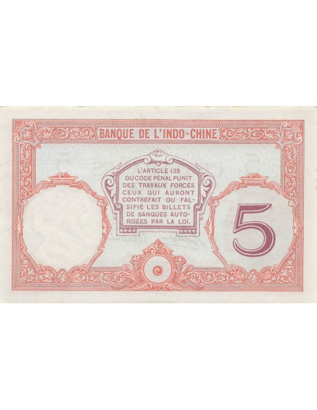 Tahiti 5 francs 1927