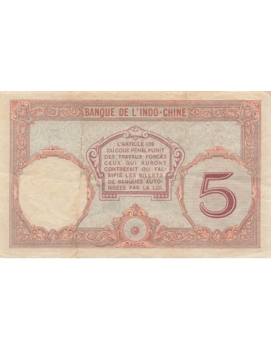 Tahiti 5 francs 1927
