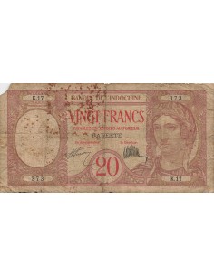 Tahiti 20 francs 1928