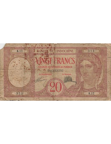 Tahiti 20 francs 1928