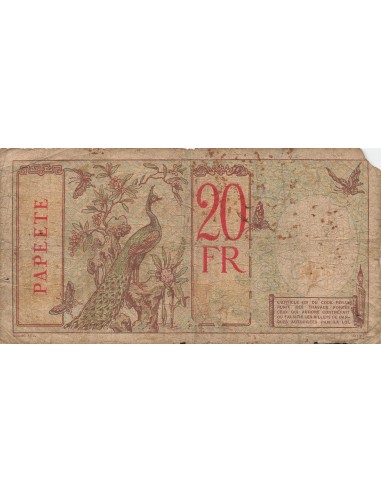 Tahiti 20 francs 1928