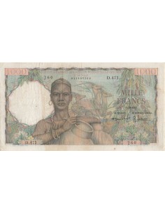 Afrique de l'Ouest 1000 francs 1955