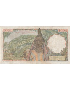 Afrique de l'Ouest 1000 francs 1955 2