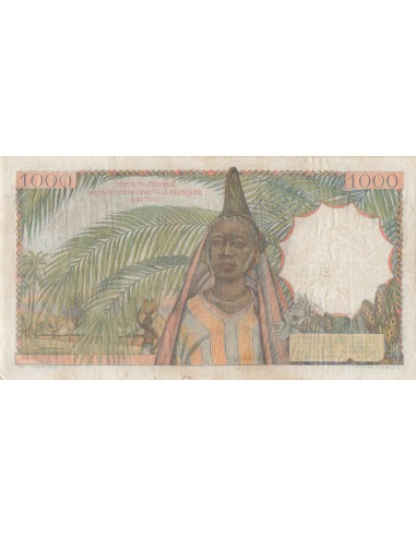 Afrique de l'Ouest 1000 francs 1955