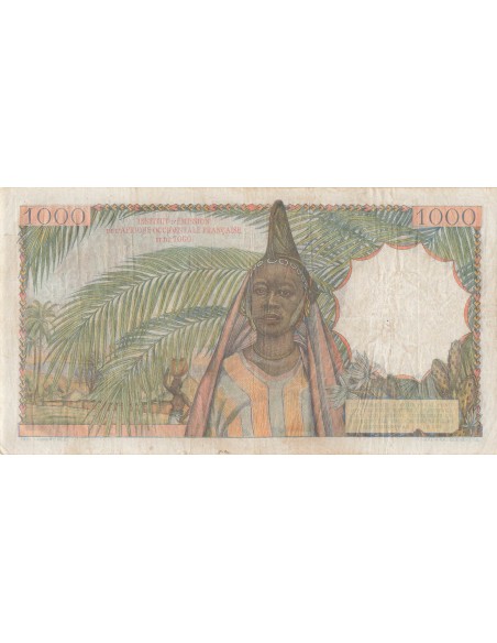 Afrique de l'Ouest 1000 francs 1955