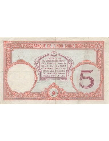 Tahiti 5 francs 1927