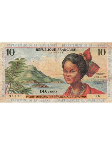 Antilles Françaises 10 francs 1964