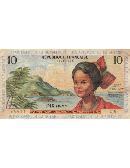 Antilles Françaises 10 francs 1964