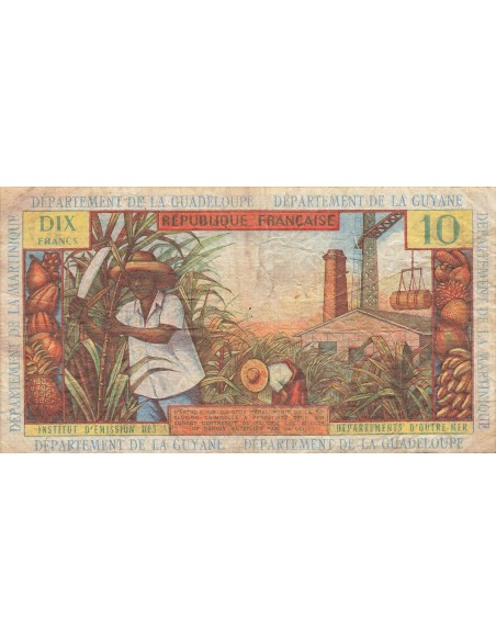 Antilles Françaises 10 francs 1964
