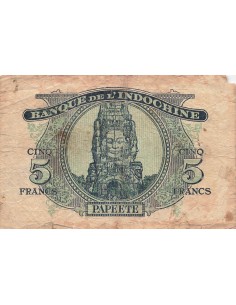Tahiti 5 francs 1944 2