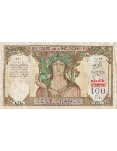 Tahiti 100 francs 1940